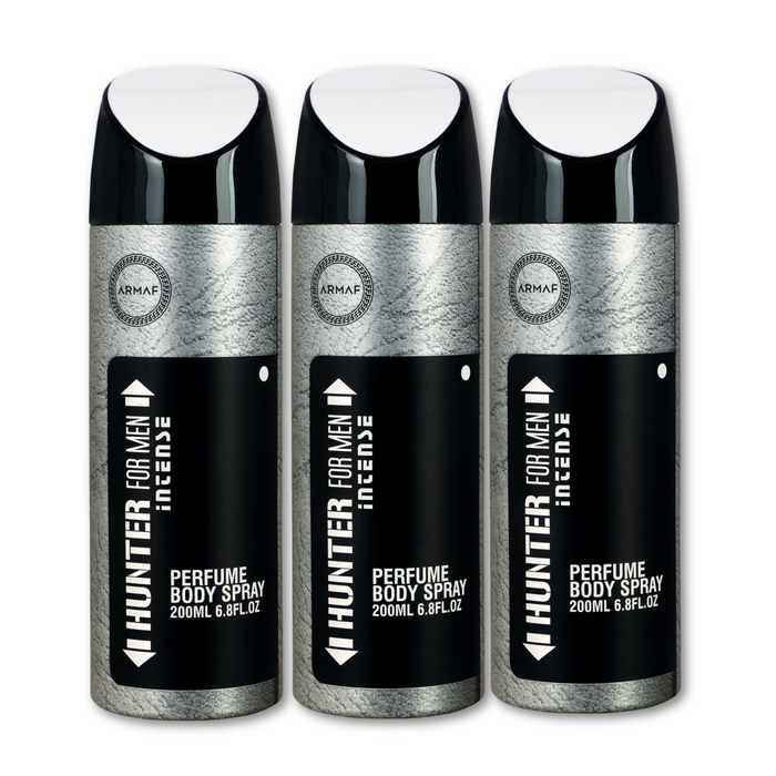 Armaf Hunter Intense Deodorants for Men - 200ML Each (Pack of 3)