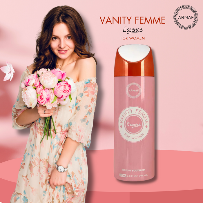 Armaf Vanity Femme Essence Deodorants for Women - 200ML Each (Pack of 3)