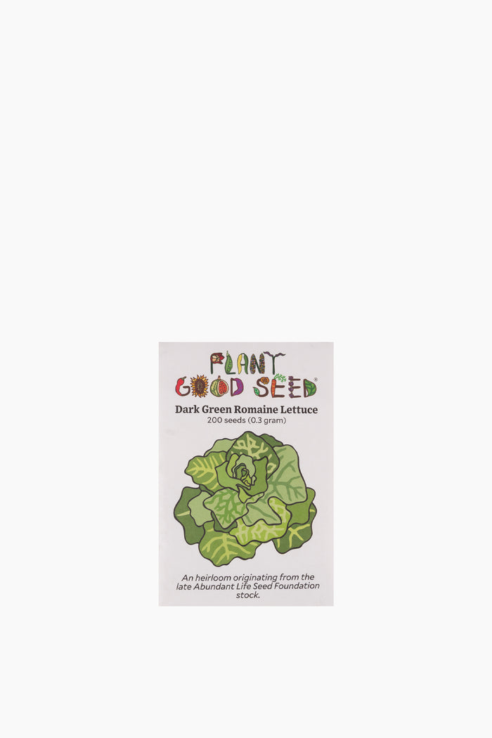 Dark Green Romaine Lettuce