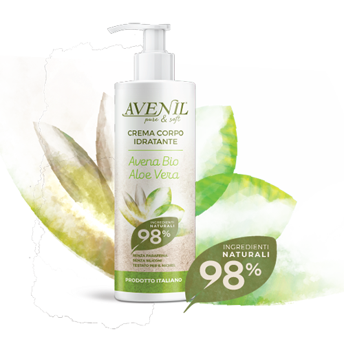 Avenil Pure & Soft Moisturizing Body Cream Oats & Aloe 400 ml - EMPORIO ITALIANO
