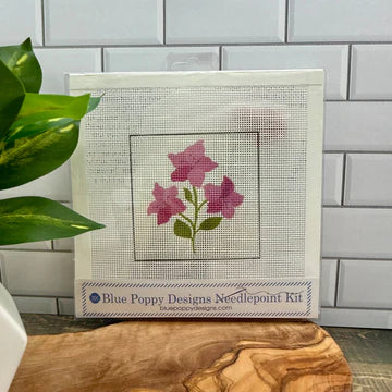 Azaleas Needlepoint Kit (on tan)