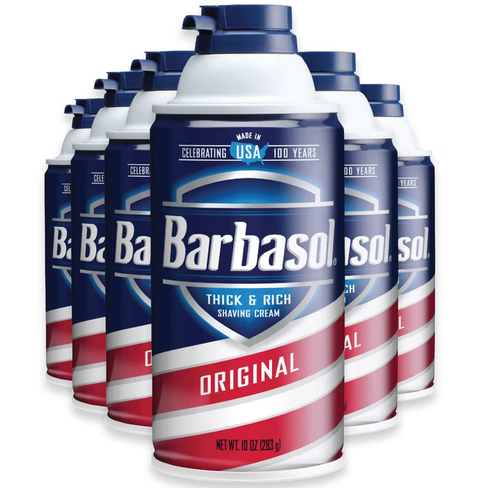 Barbasol Original Men’s Foam Shaving Cream 10 oz - 6 Pack