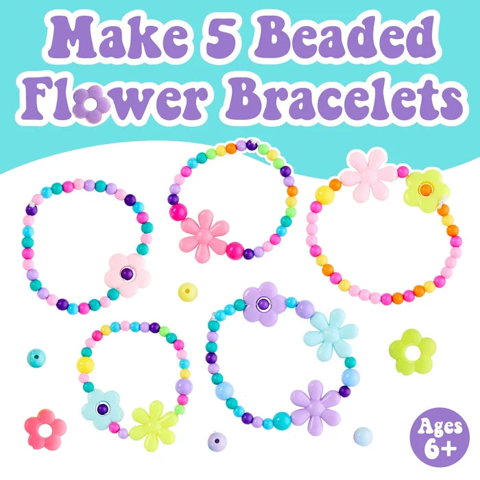 Beaded Flower Bracelets Mini Craft Kit