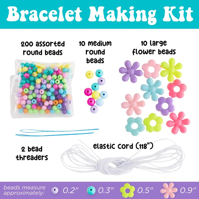 Beaded Flower Bracelets Mini Craft Kit