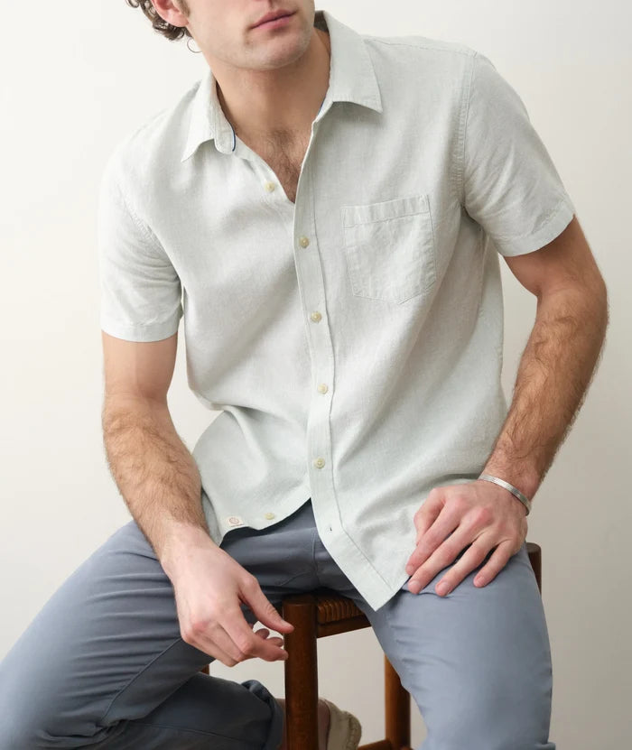Better-Than-Linen Shirt Iceberg Stripe