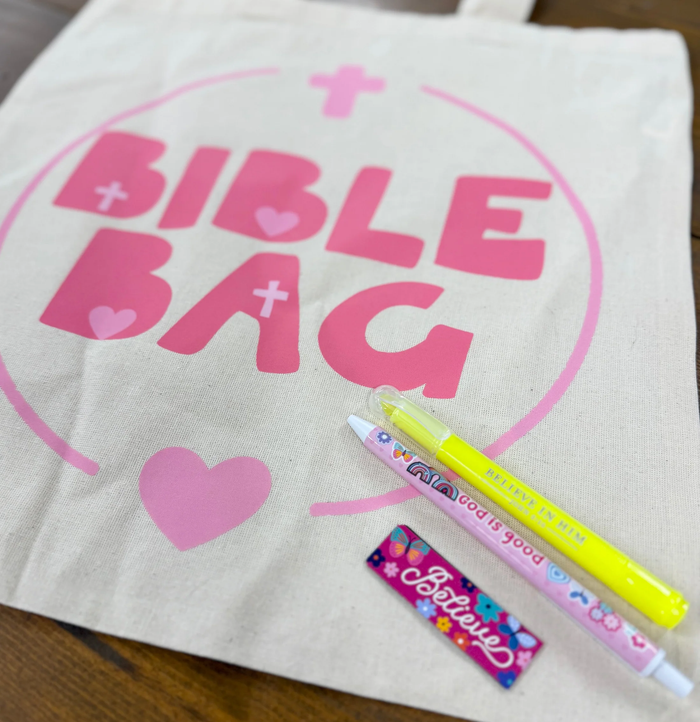 Bible Bag Canvas Tote Bag
