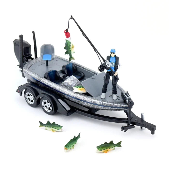Big Country Bass Fishing Boat w/ Acc.