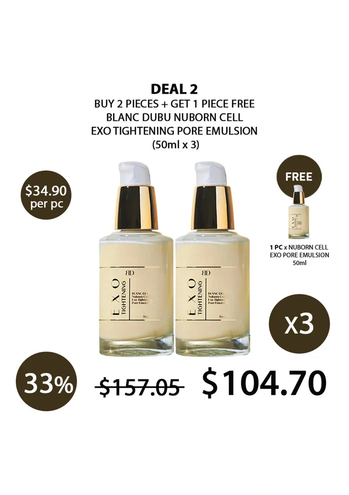 (BUY 2+1 FREE) BLANC DUBU TIGHTENING PORE EMULSION