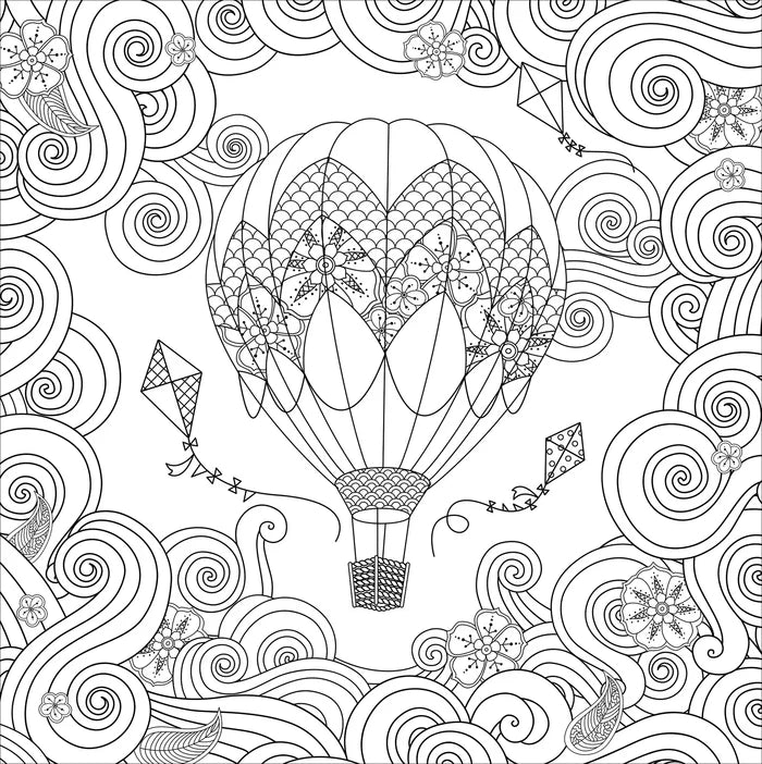 Boho Dreams Coloring Book
