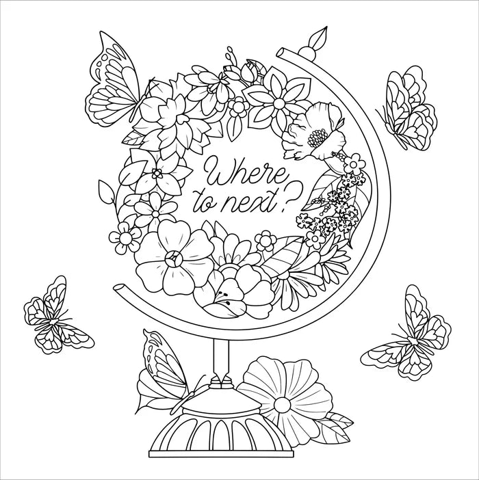 Boho Dreams Coloring Book