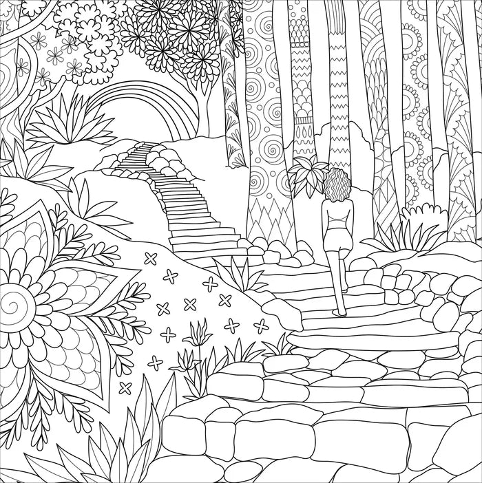 Boho Dreams Coloring Book