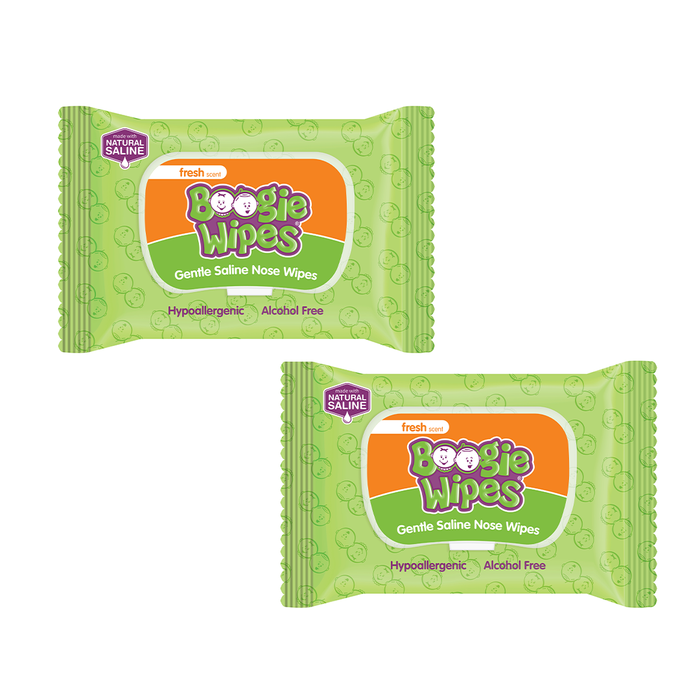 Boogie Wipes® Saline Nose Wipes (Case)