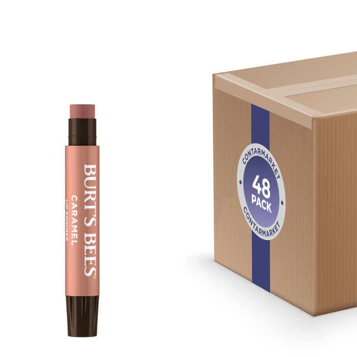 Burt’s Bees Lip Shimmer Caramel - 0.12 oz - 48 Pack