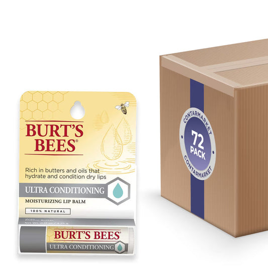 Burt’s Bees Ultra Conditioning Lip Balm - 0.15 oz - 72 Pack
