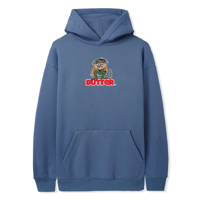 Butter Goods Blues Logo Pullover Hoodie Blue