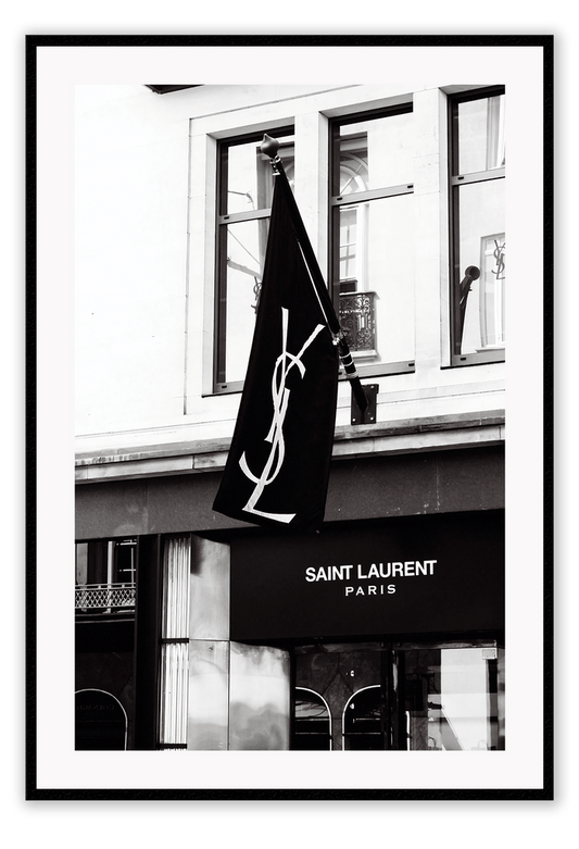Canvas Print 50x70cm / Black Bond St Bond St Framed Print Brand