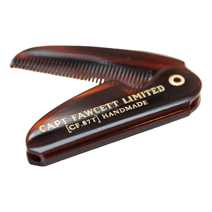 Captain Fawcett's sammenleggbar bartekam / mustasjekam