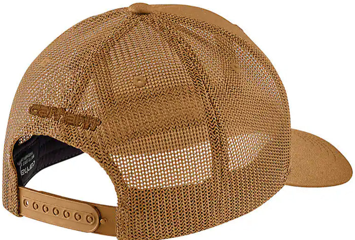 Carhartt Men's Rugged Flex Twill Mesh-Back Logo Patch Cap