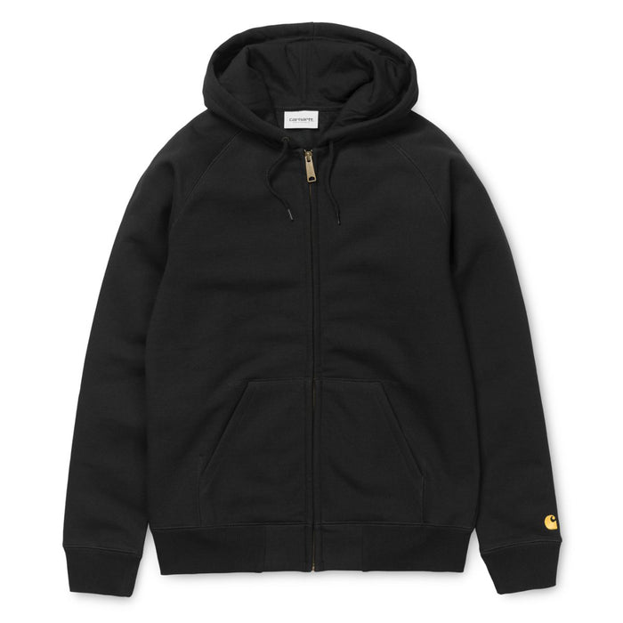 Carhartt WIP Chase Zip Jacket Hooded Black/Gold