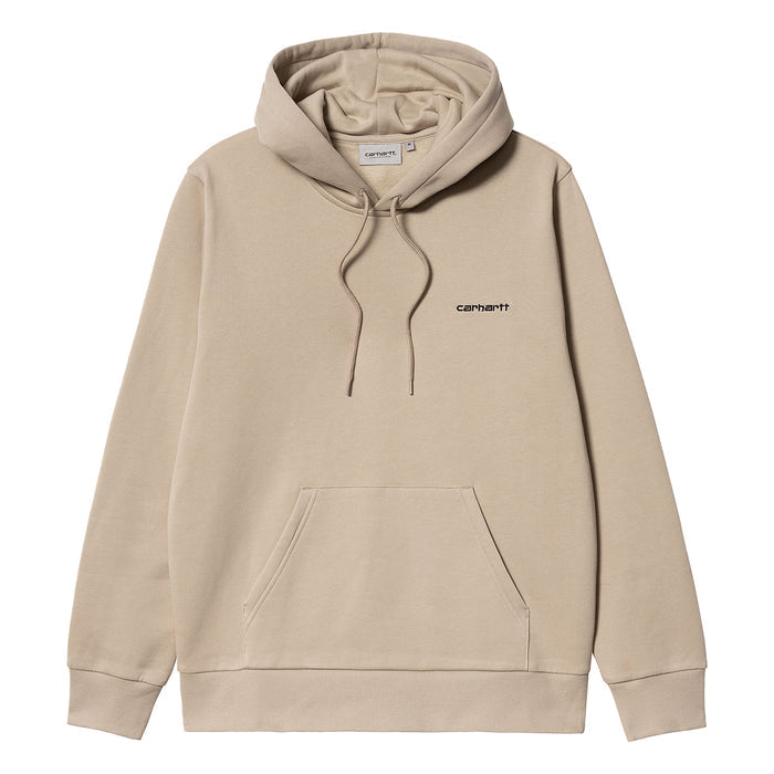 Carhartt WIP Hooded Script Embroidery Sweat Wall/Black
