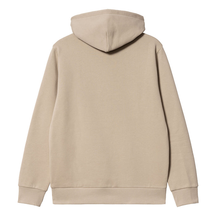 Carhartt WIP Hooded Script Embroidery Sweat Wall/Black