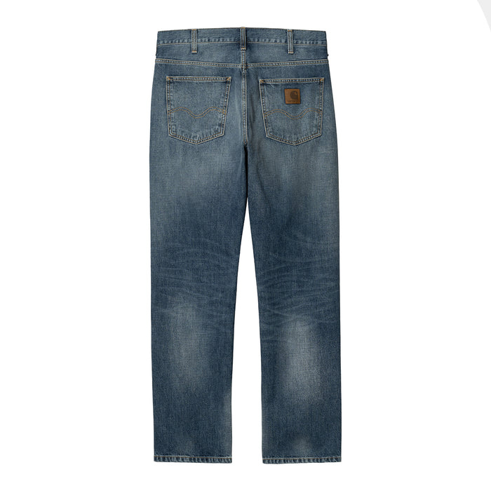 Carhartt WIP Marlow Pant Blue MId Used Wash