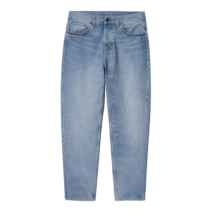 Carhartt WIP Newel Pant Blue Light Used Wash