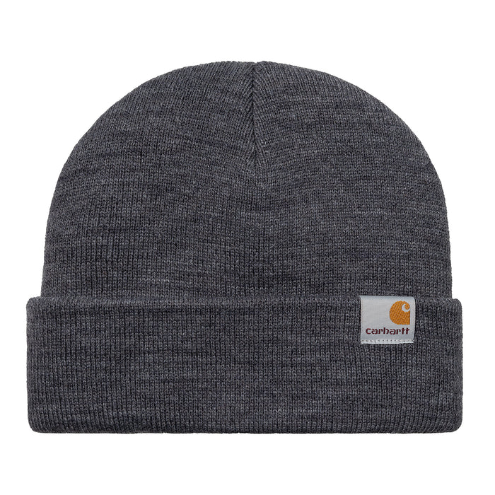 Carhartt WIP Stratus Hat Low Beanie Dark Grey Heather