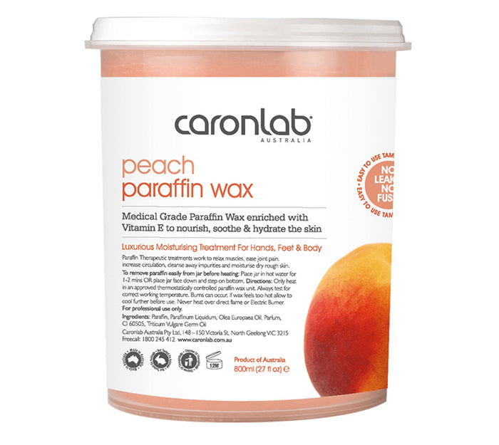 CaronLab Paraffin Wax - Peach - 800mL