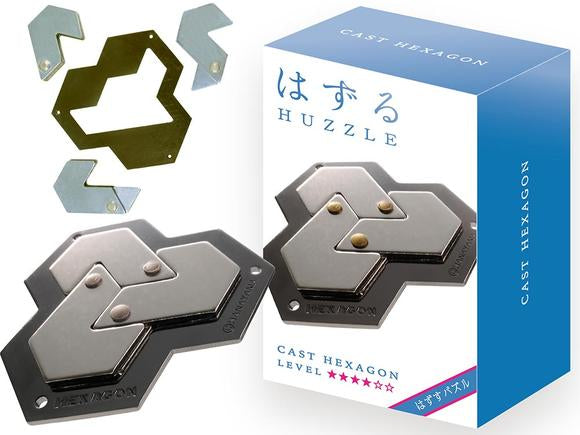 Cast Hexagon Huzzle Puzzle
