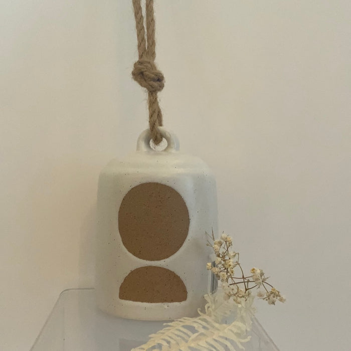 Ceramic Bell Circle Emboss