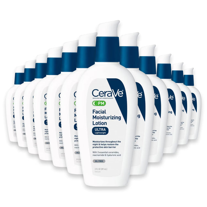 CeraVe PM Facial Moisturizing Lotion - 3 oz - 12 Pack