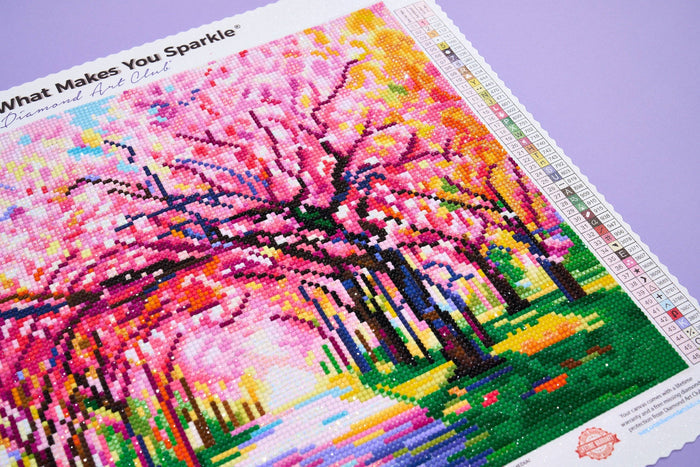 Cherry Blossom Trees - Diamond Art Club DIY Kit
