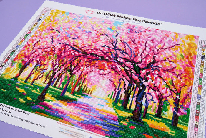 Cherry Blossom Trees - Diamond Art Club DIY Kit