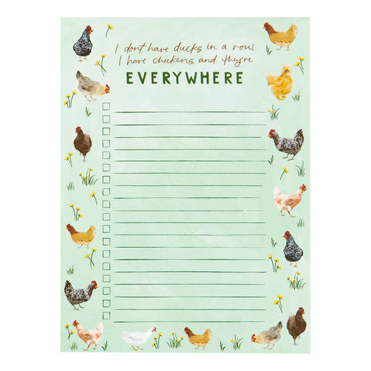 Chicken Meadow Notepad #494217