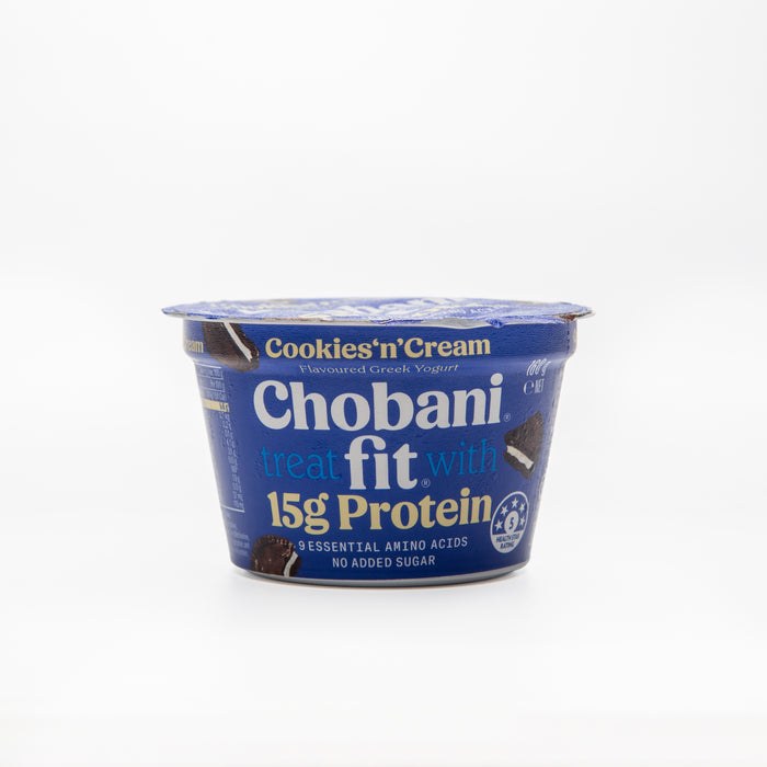Chobani Cookies and Cream Greek Yogurt Fit (15 g Protein) – 160 g