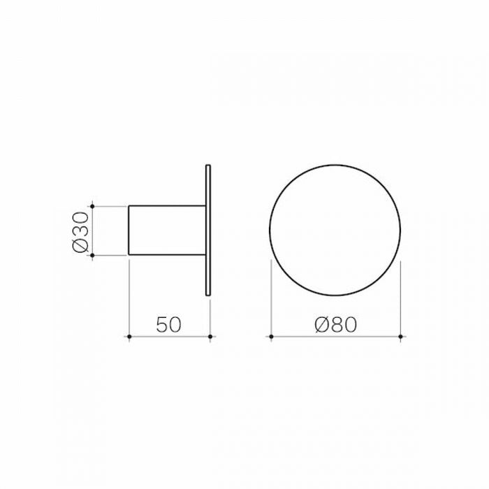 Clark Round CL60025.B Wall Hook