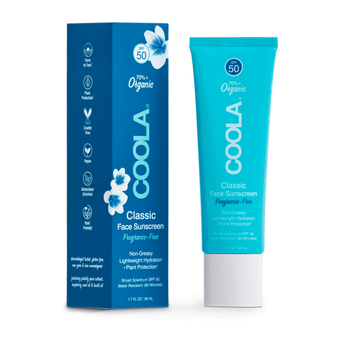 Classic Face Organic Sunscreen Lotion SPF 50 - Fragrance Free | COOLA