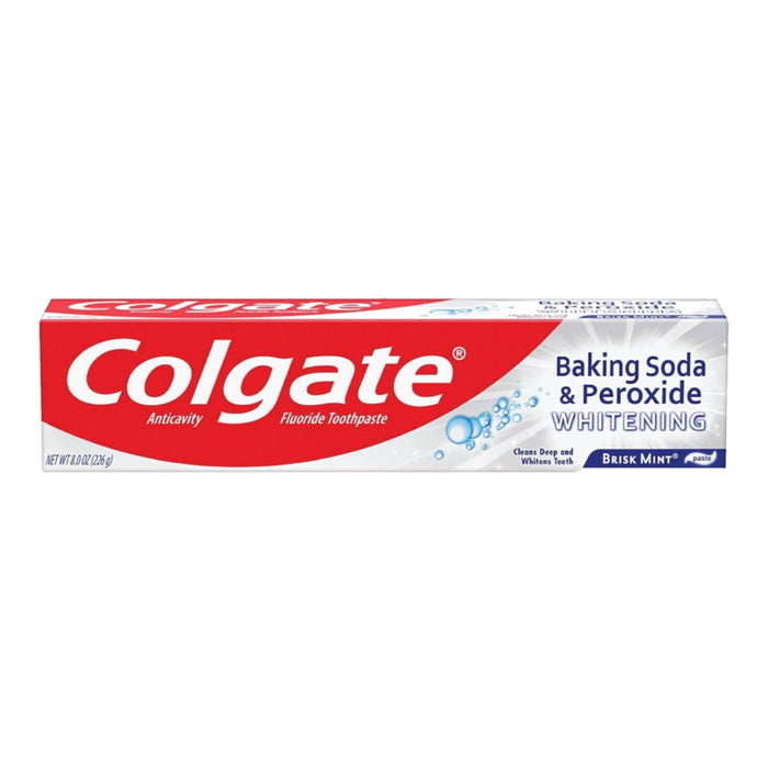 Colgate - Baking Soda & Peroxide Whitening 8 oz - 5 Pack