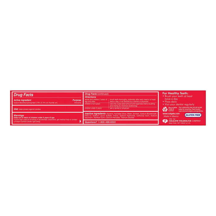 Colgate - Baking Soda & Peroxide Whitening 8 oz - 5 Pack