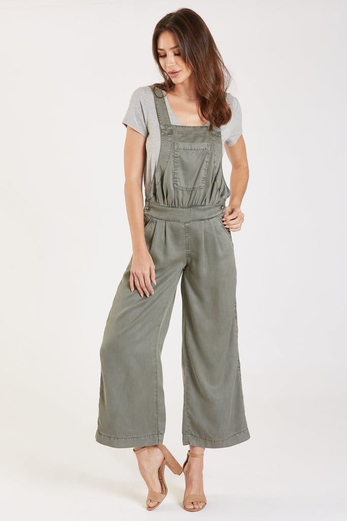 Dear John Desi Wide Leg Overall in Cactus - Taryn x Philip Boutique