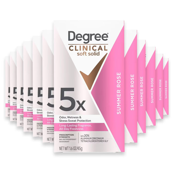Degree Clinical Protection Summer Rose Antiperspirant & Deodorant 1.7 oz - 24 Pack