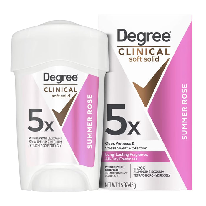 Degree Clinical Protection Summer Rose Antiperspirant & Deodorant 1.7 oz - 24 Pack