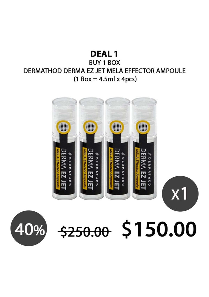 [DERMATHOD] Derma EZ Jet Mela Effector Ampoule (1 Box = 4.5ml X 4 Jets)
