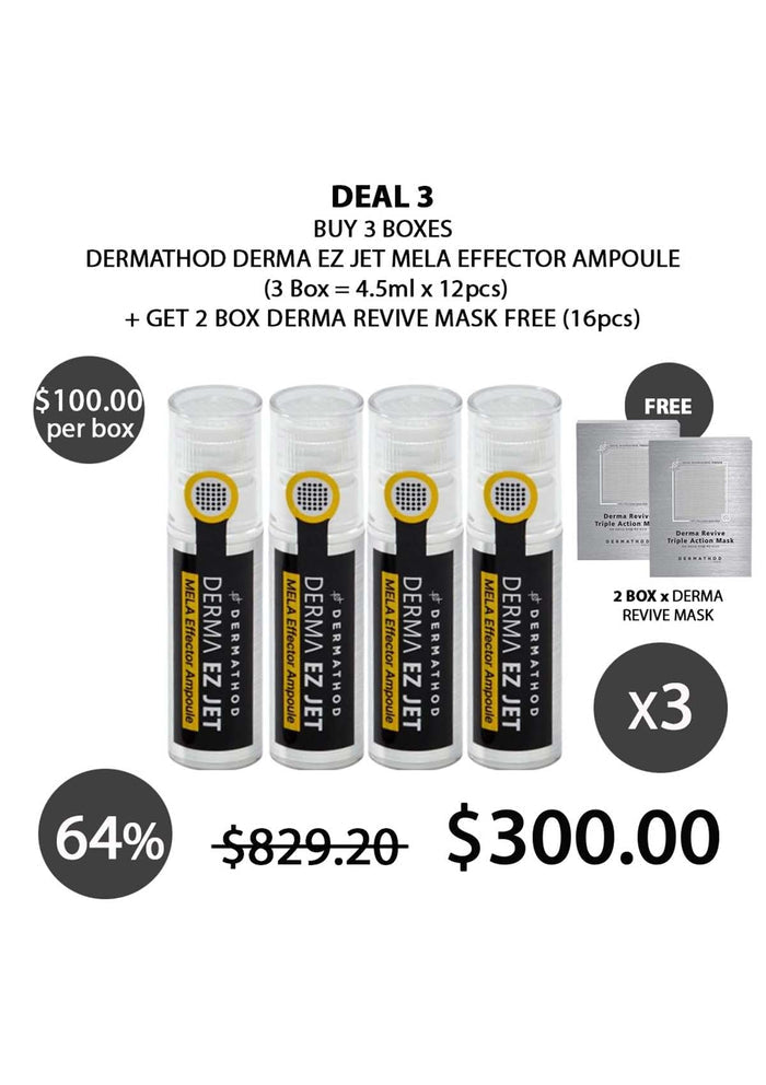 [DERMATHOD] Derma EZ Jet Mela Effector Ampoule (1 Box = 4.5ml X 4 Jets)