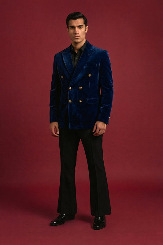 Dhoorandar Royal Blue Suit
