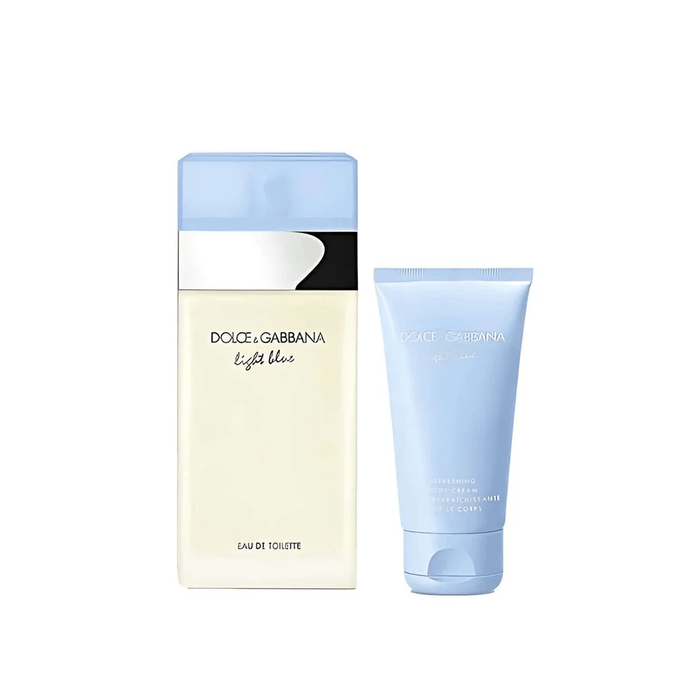 Dolce & Gabbana Women's Perfume Dolce & Gabbana Light Blue Eau de Toilette Women's Gift Set (100ml + 50ml Body Cream)