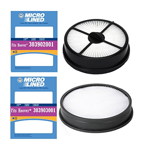 DVC Micro-Lined Hoover WindTunnel Air UH70400 Filter Bundle Kit, Replaces 303902001 & 303903001