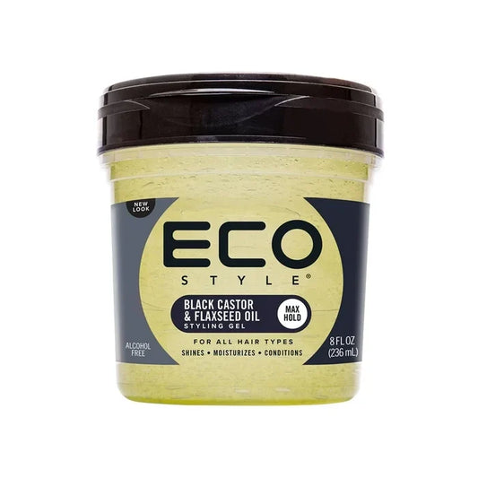 Eco Style Black Castor & Flaxseed Oil Styling Gel