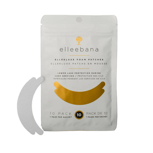 Sheets of Elleebana foam patches on a gray background